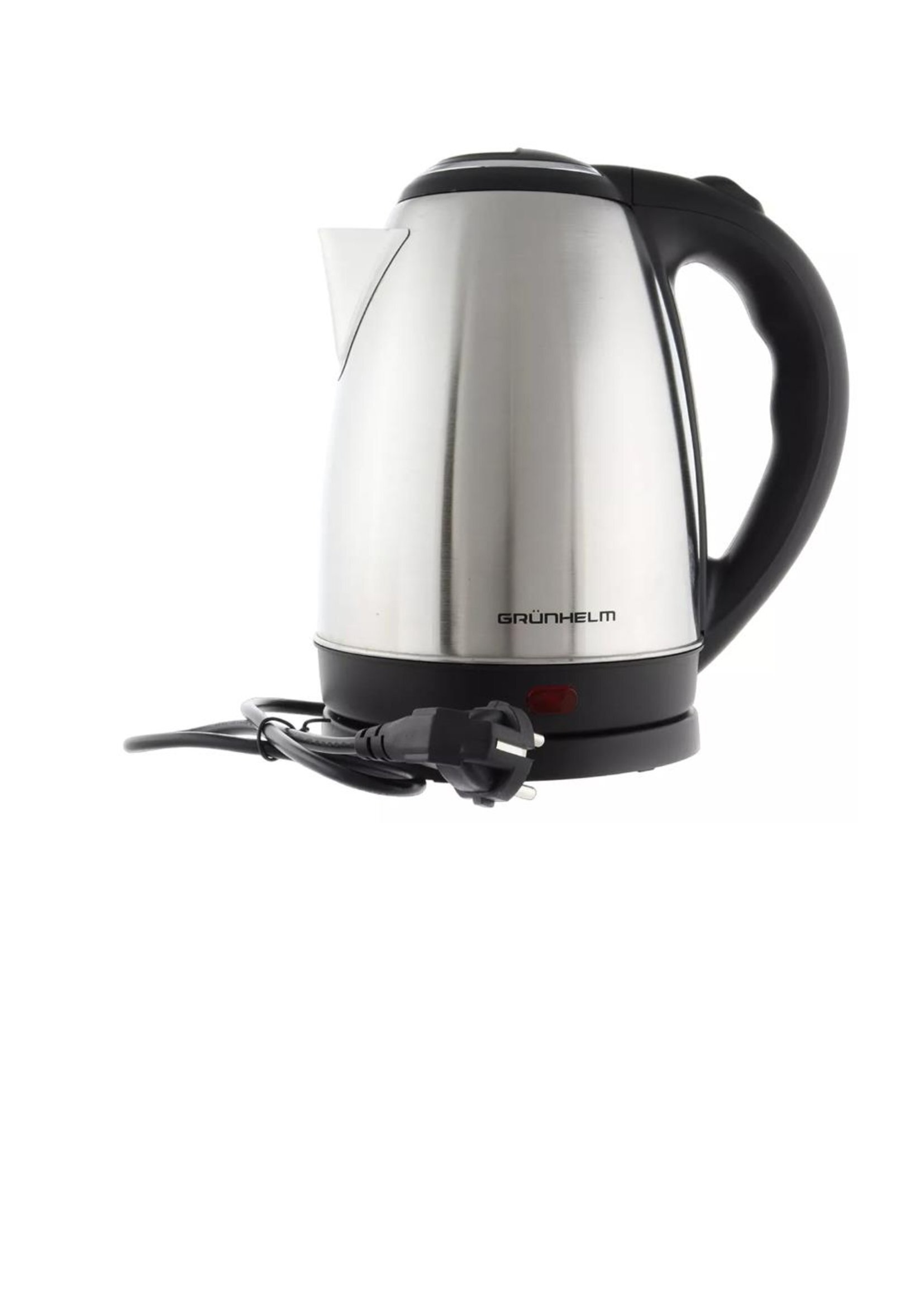 Електрочайник GRUNHELM EKS-2028 (металл) NEW 1,8л, 1500 Вт, дисковий